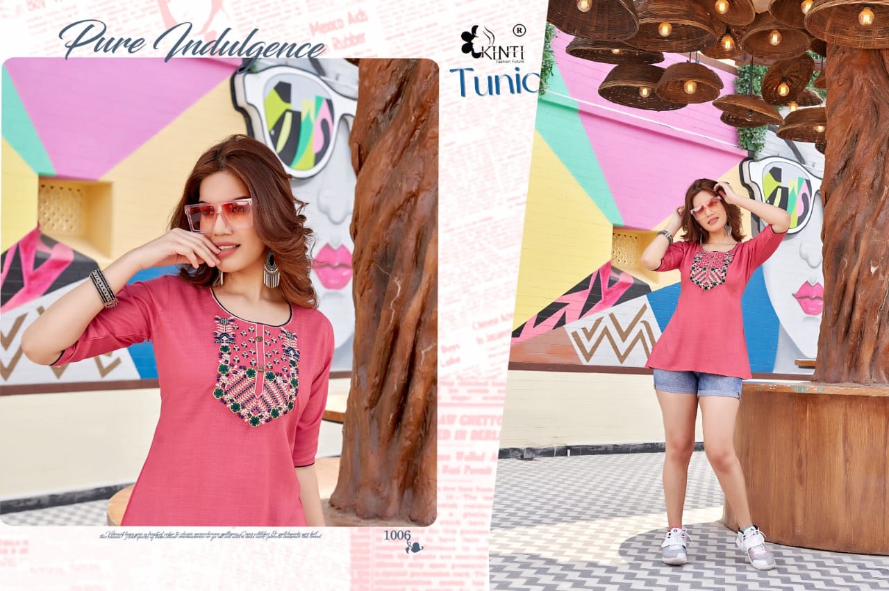 Kinti Tunic Western Wear Wholesale Ladies Top Catalog